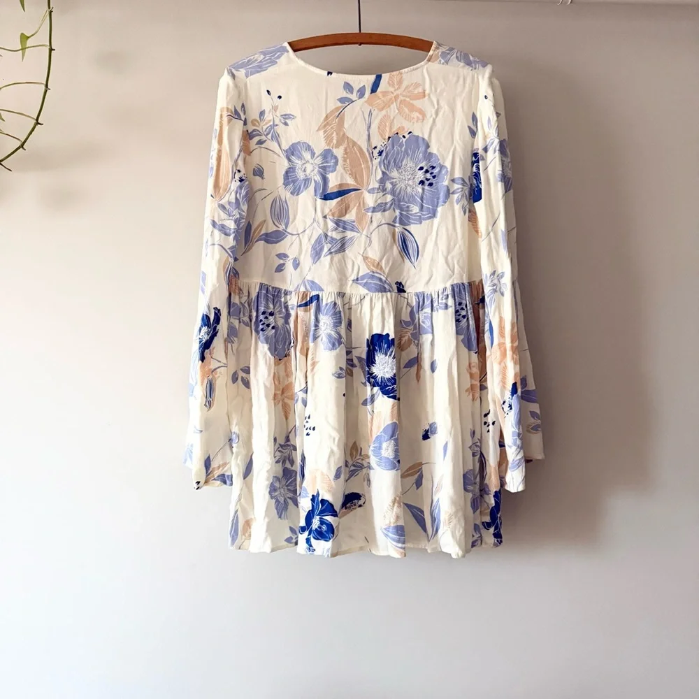 Free‎ People Bella Printed Floral Tunic XS